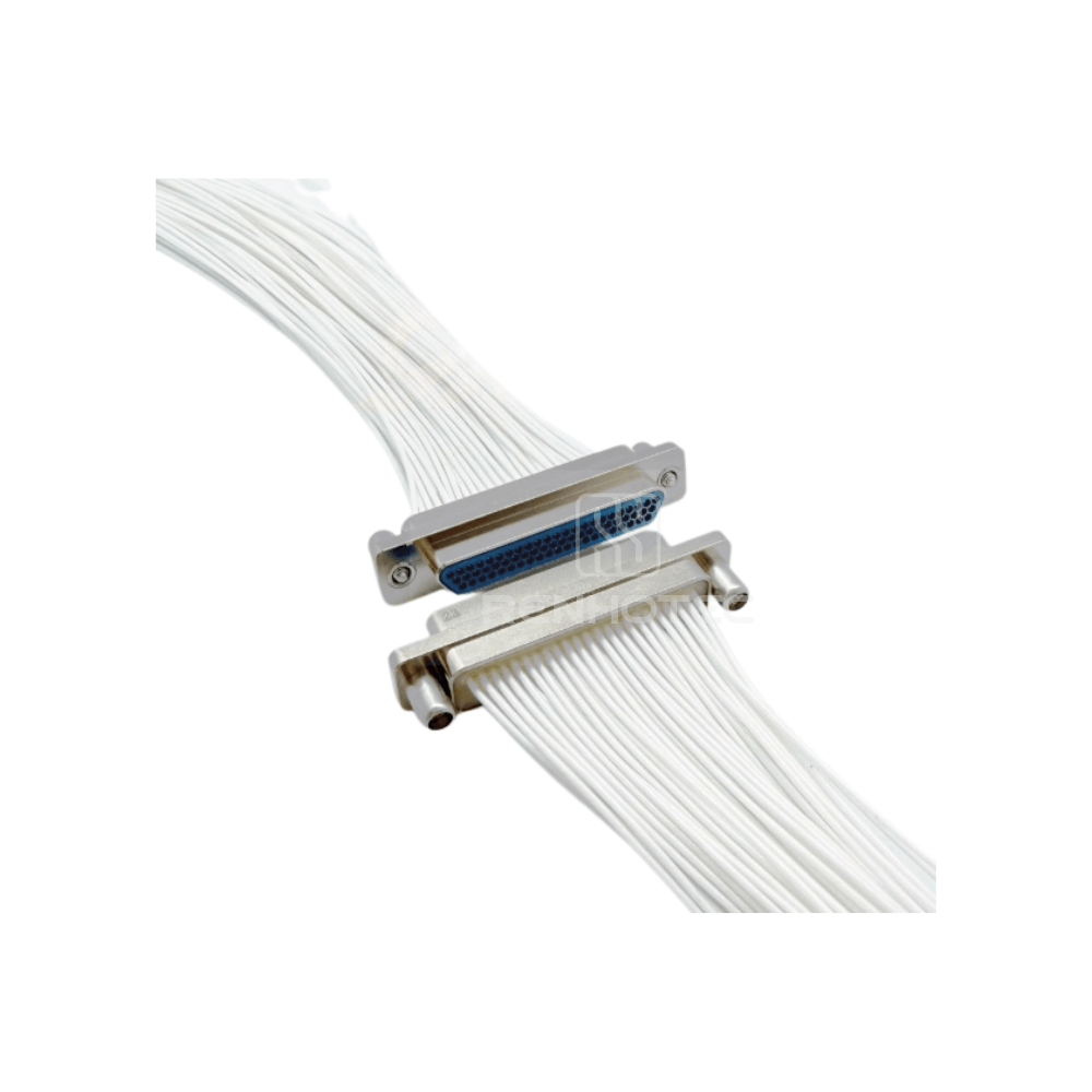 J30J(MIL-DTL-83513 / MDM) Metal Shell 66pin Pre-wired Micro-D MIL-Spec Male Connector with L Jackscrew, L=30cm