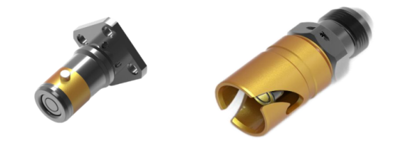 BNC-Stecker mit Bajonettverschluss für die Flüssigkeitskühlung