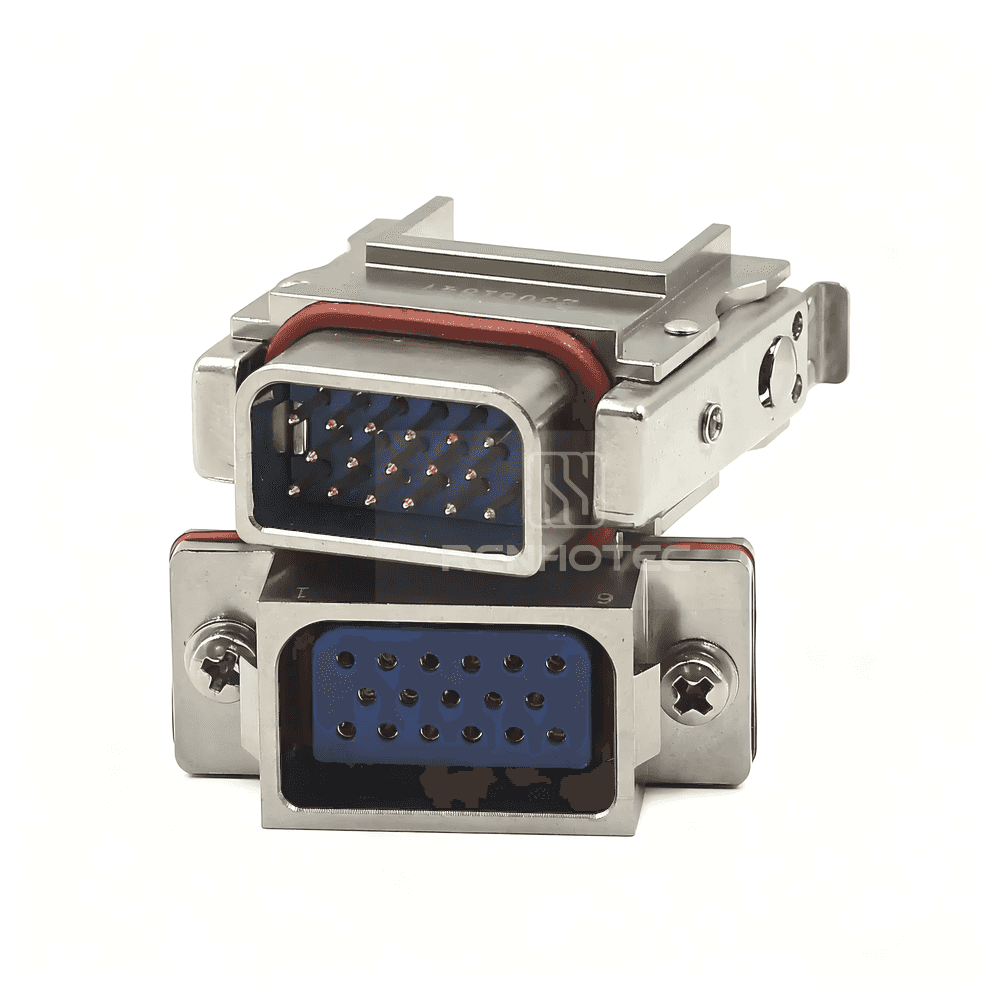 J36A Metal Shell 17pin Micro-D MIL-Spec Male Plug J36A-17TJ
