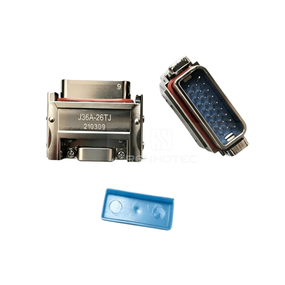 J36A Metal Shell 26pin Micro-D MIL-Spec Male Plug J36A-26TJ