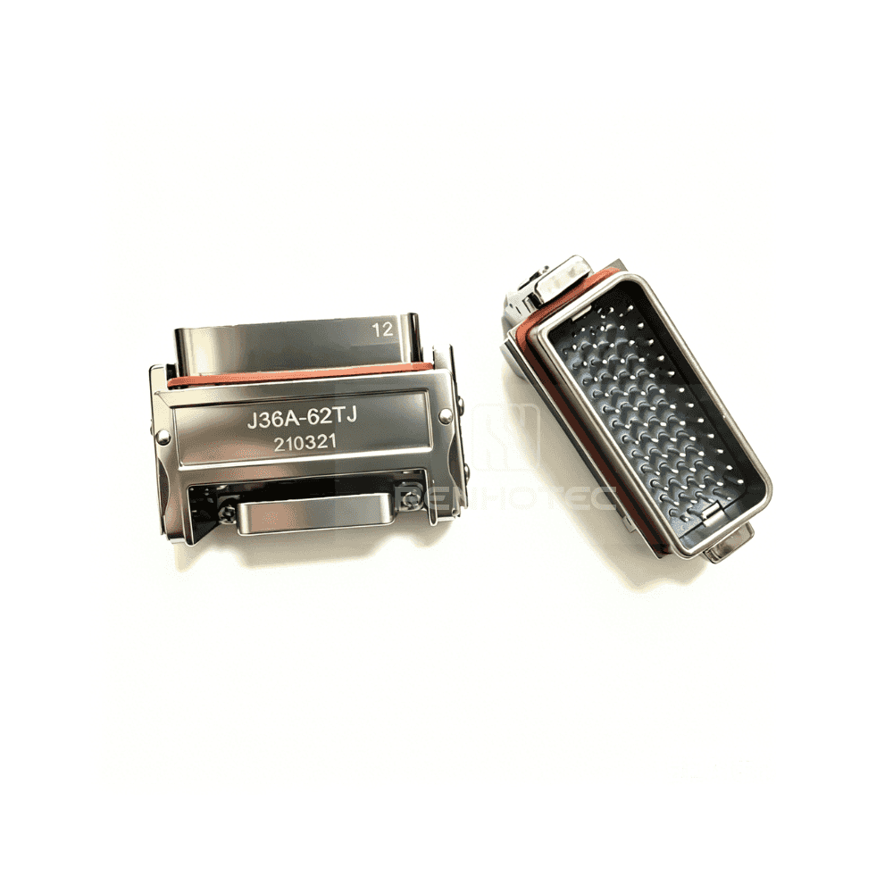 J36A Metal Shell 62pin Micro-D MIL-Spec Male Plug J36A-62TJ