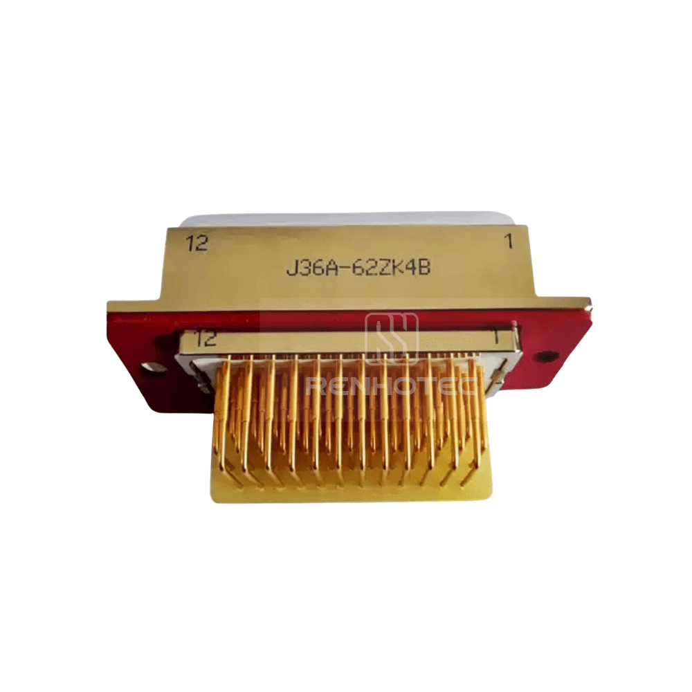 J36A Metal Shell 62pin Micro-D MIL-Spec PCB Mount Right Angled Female Socket J36A-62ZK4B