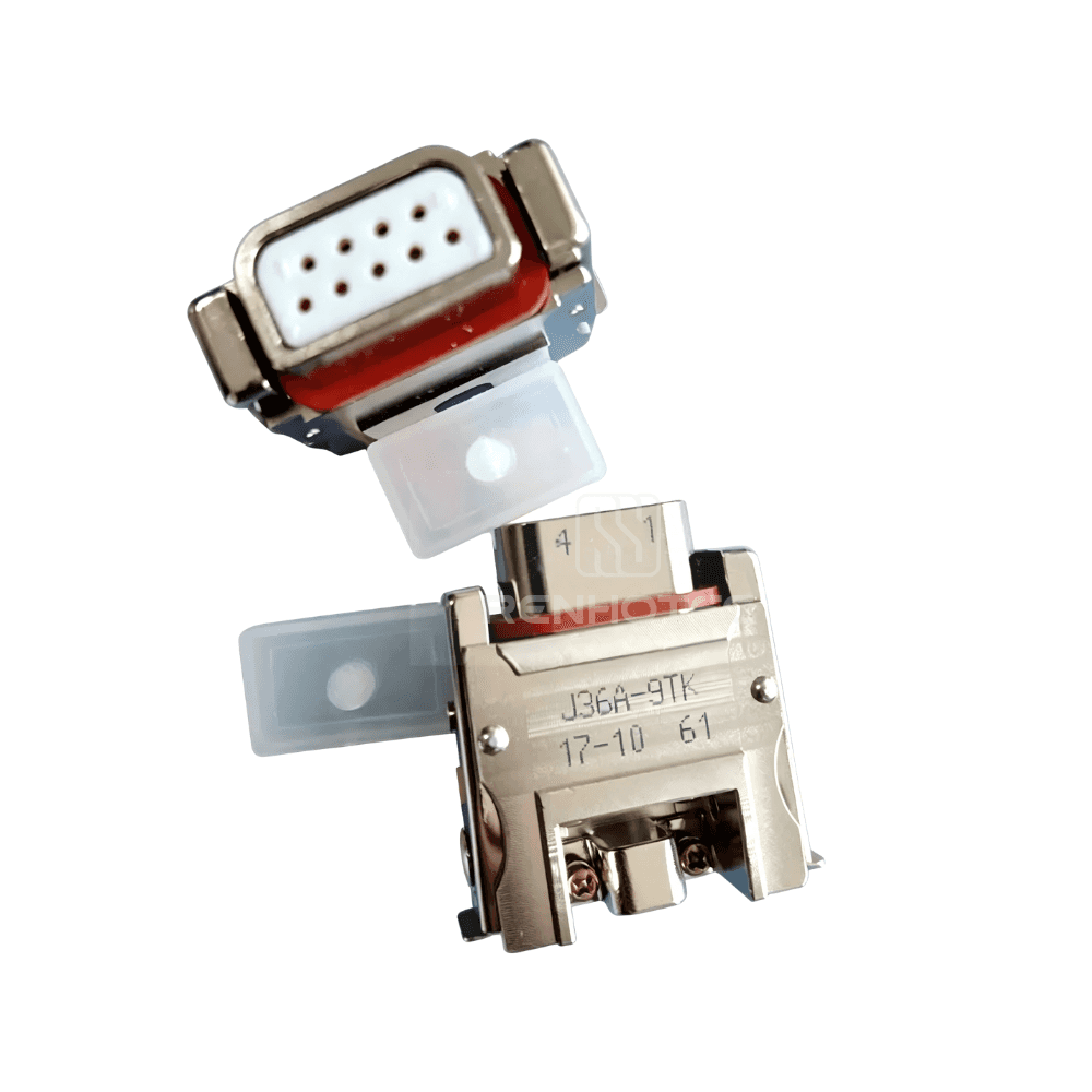 J36A Metal Shell 9pin Micro-D MIL-Spec Male Plug J36A-9TK