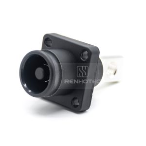 Energy Battery Storage Connector Socket Straight 12mm Black