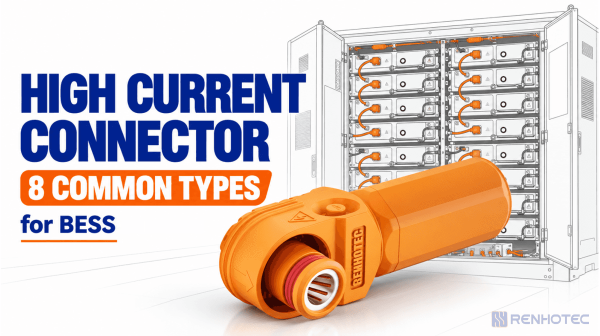 8 Most Common High Current Connector Types Used in Battery Energy Storage Systems (BESS) - blog cover