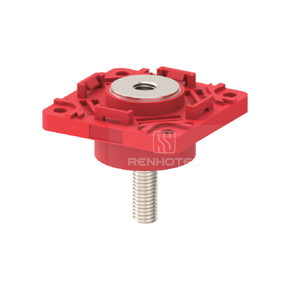 600A Feed Through Power Terminal, Outer Screw (M10), Red / Orange / Black