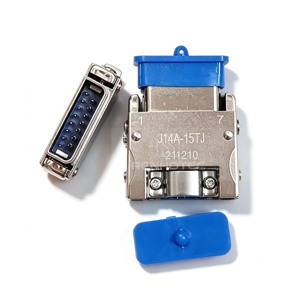 J14 Series J14A Metal Shell 15pin Rectangular Connector MIL-Spec Male Plug J14A-15TJ
