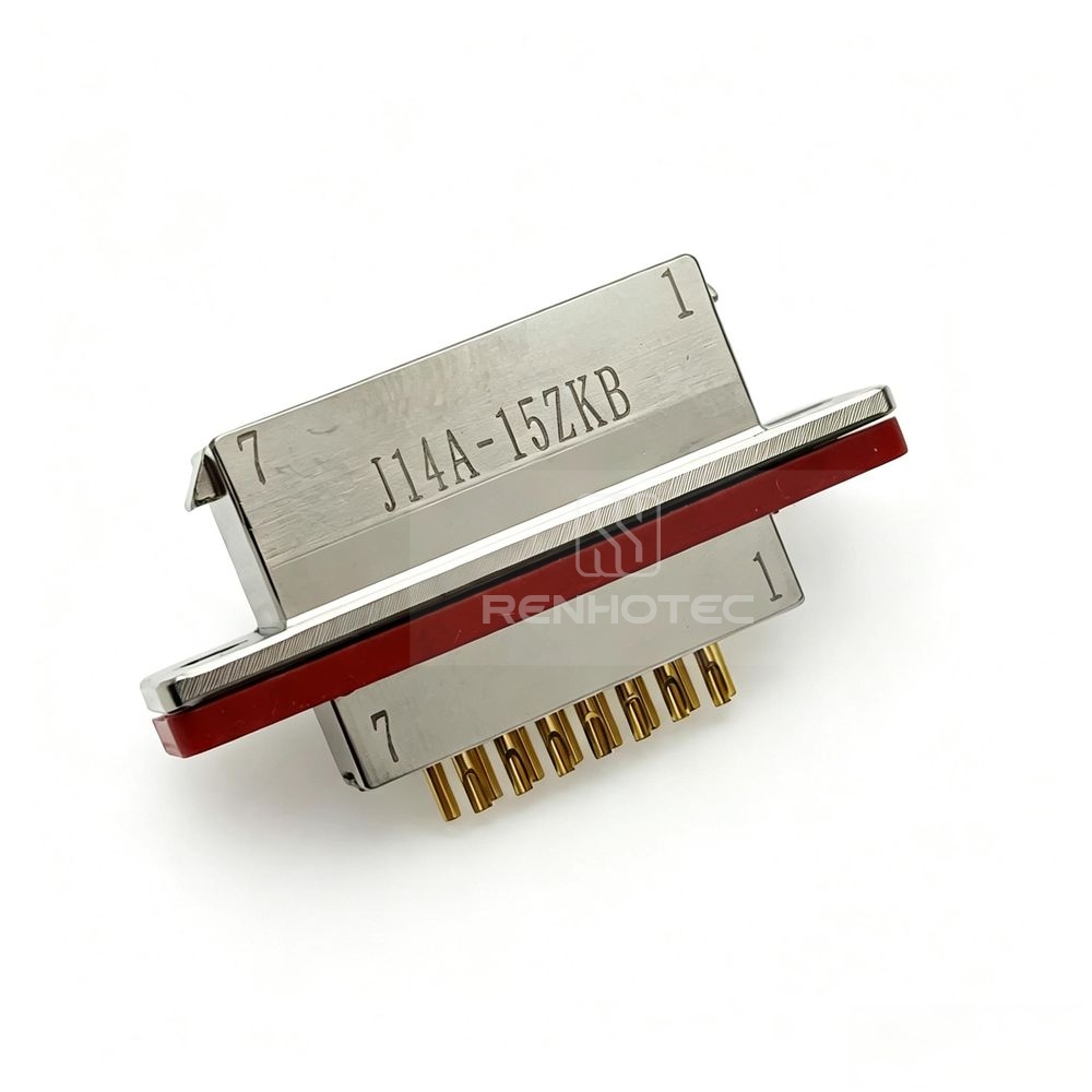 J14 Series J14A Metal Shell 15pin Micro-D MIL-Spec Panel Mount Female Socket J14A-15ZKB