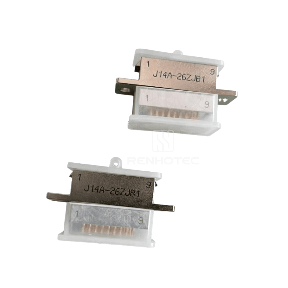 J14 Series J14A Metal Shell 26pin Micro-D MIL-Spec Panel Mount Male Socket, Narrow Flange Mount J14A-26ZJB1