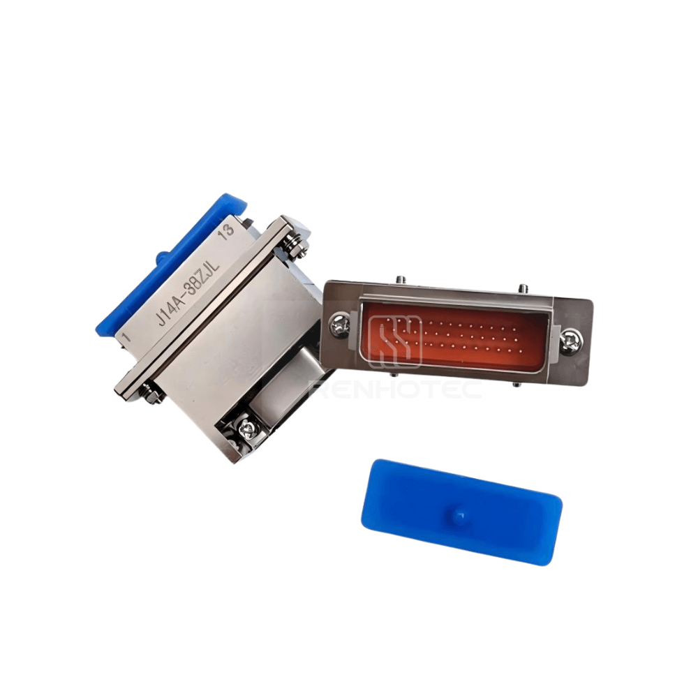 J14 Series J14A Metal Shell 38pin Micro-D MIL-Spec Cable Mount Male Socket J14A-38ZJL