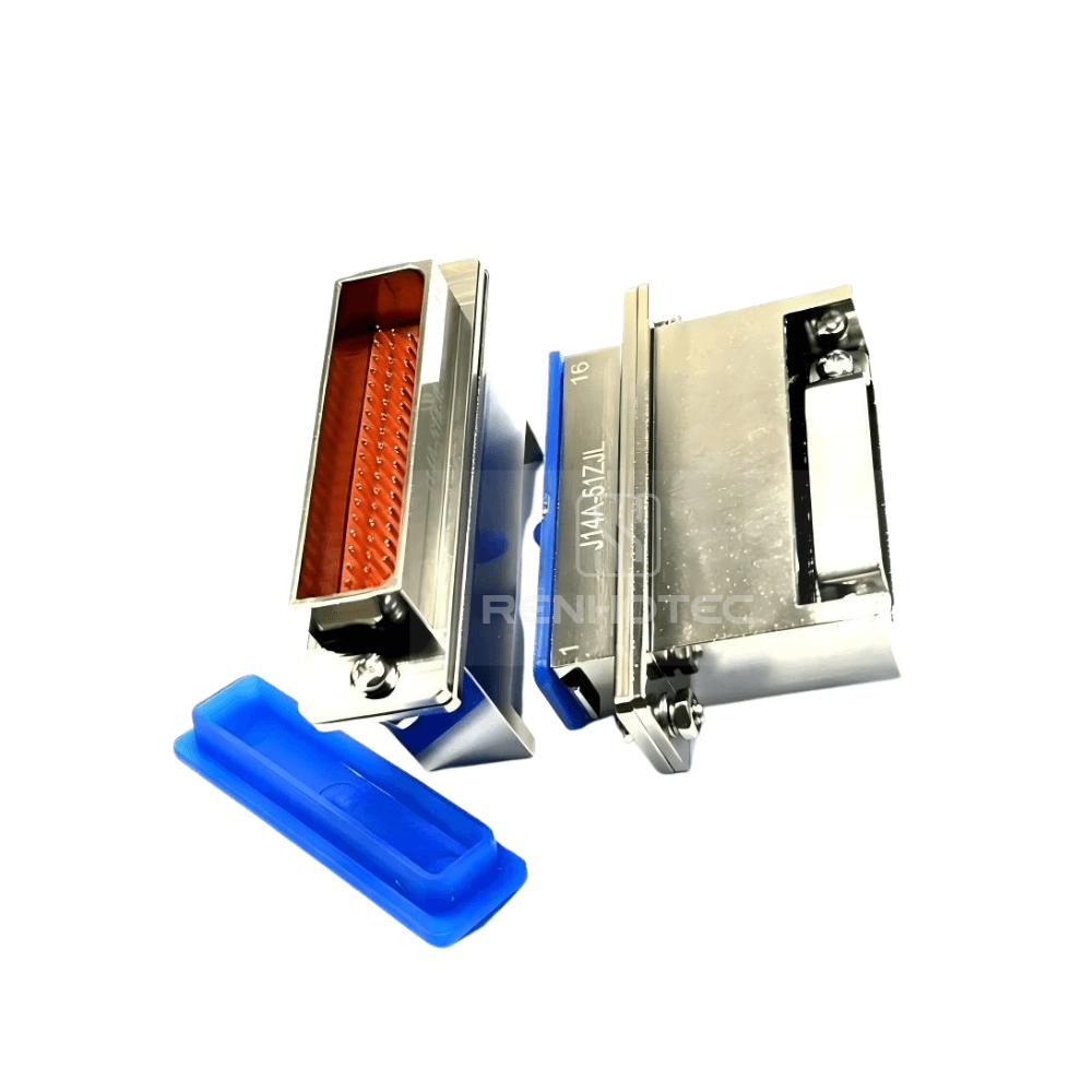 J14 Series J14A Metal Shell 51pin Micro-D MIL-Spec Cable Mount Male Socket J14A-51ZJL