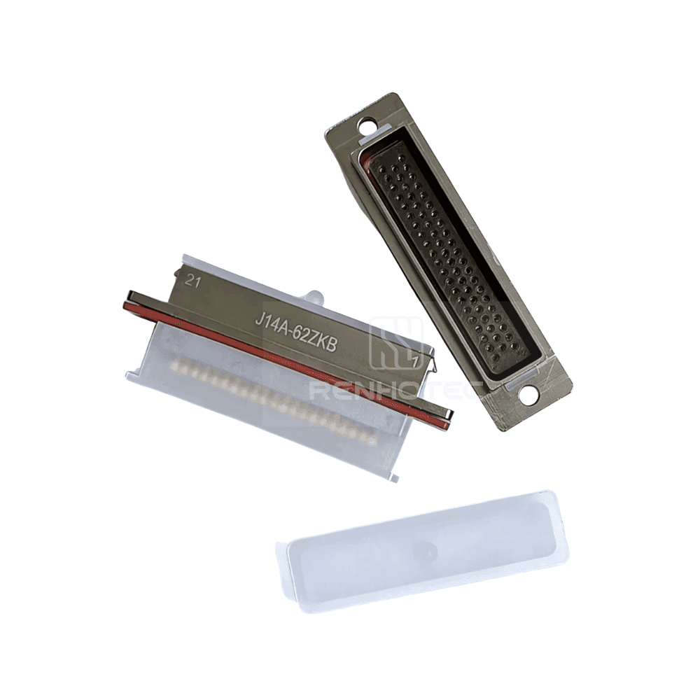 J14 Series J14A Metal Shell 62pin Micro-D MIL-Spec Panel Mount Female Socket Narrow Flange Mount J14A-62ZKB1