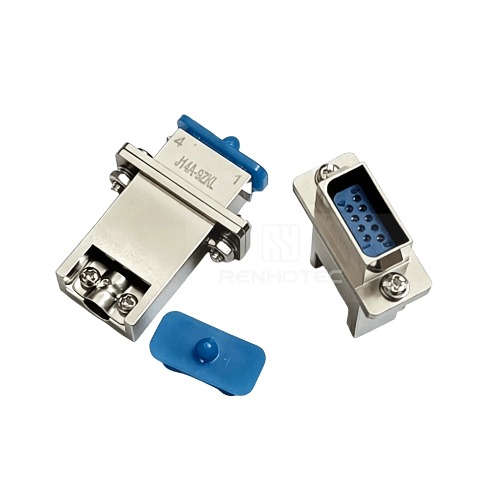 J14 Series J14A Metal Shell 9pin Micro-D MIL-Spec Cable Mount Female Socket J14A-9ZKL