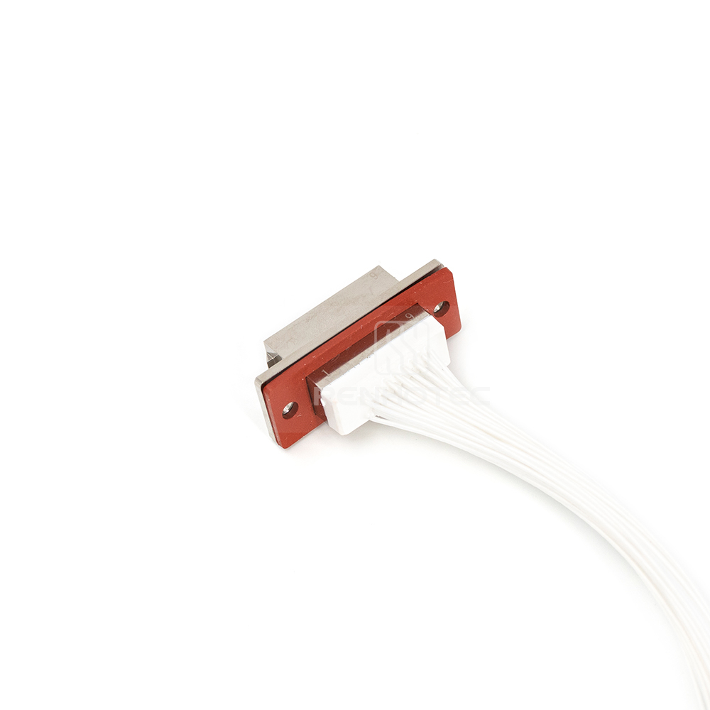 J14 Series J14B Metal Shell 26pin Micro-D MIL-Spec Female Socket with Cable, L=30cm J14B-26ZK-30