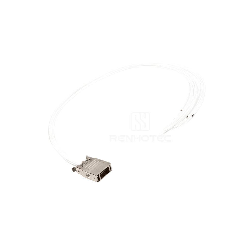J14 Series J14F Metal Shell 9pin Rectangular Connector MIL-Spec Male Plug with Cable, L=30cm J14F-9TJ-30
