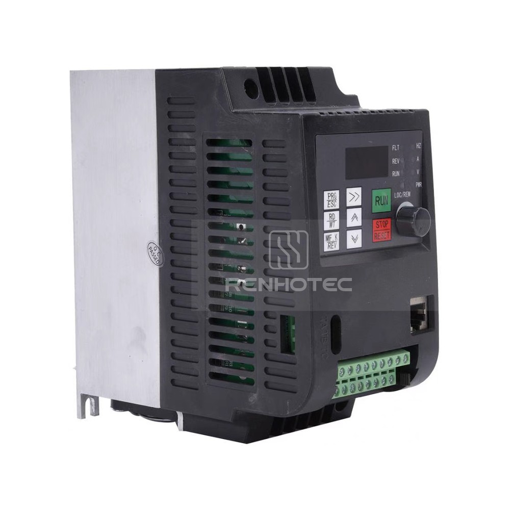 0.75kW 1HP 220V Single Phase to 3 Phase Variable Frequency Drive for Motors, Pumps & Fans