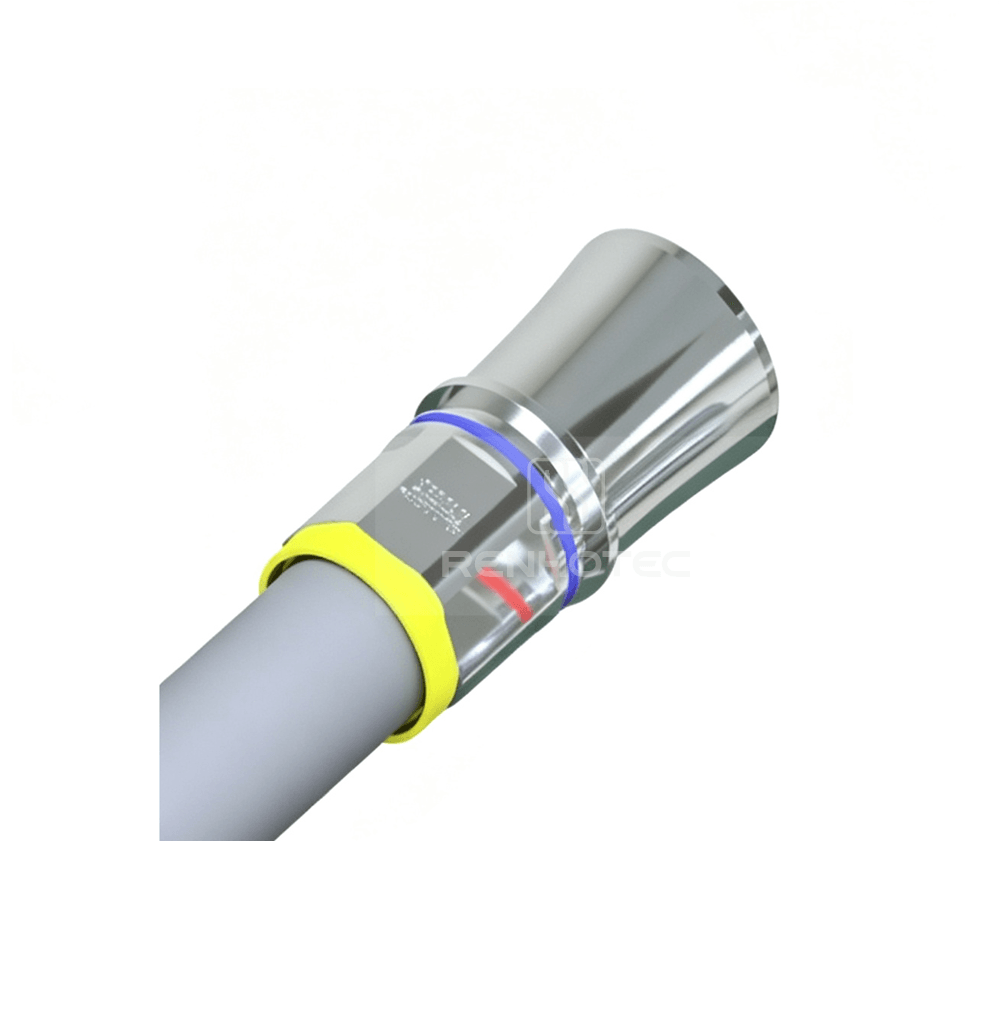 UQD08 Socket, OCP Standard Liquid Cooling Connector, Stainless Steel 316L, UN Male Thread