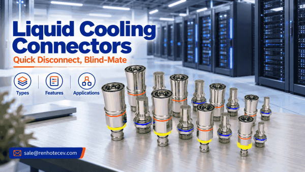 Liquid cooling connectors types features and applications - blog cover
