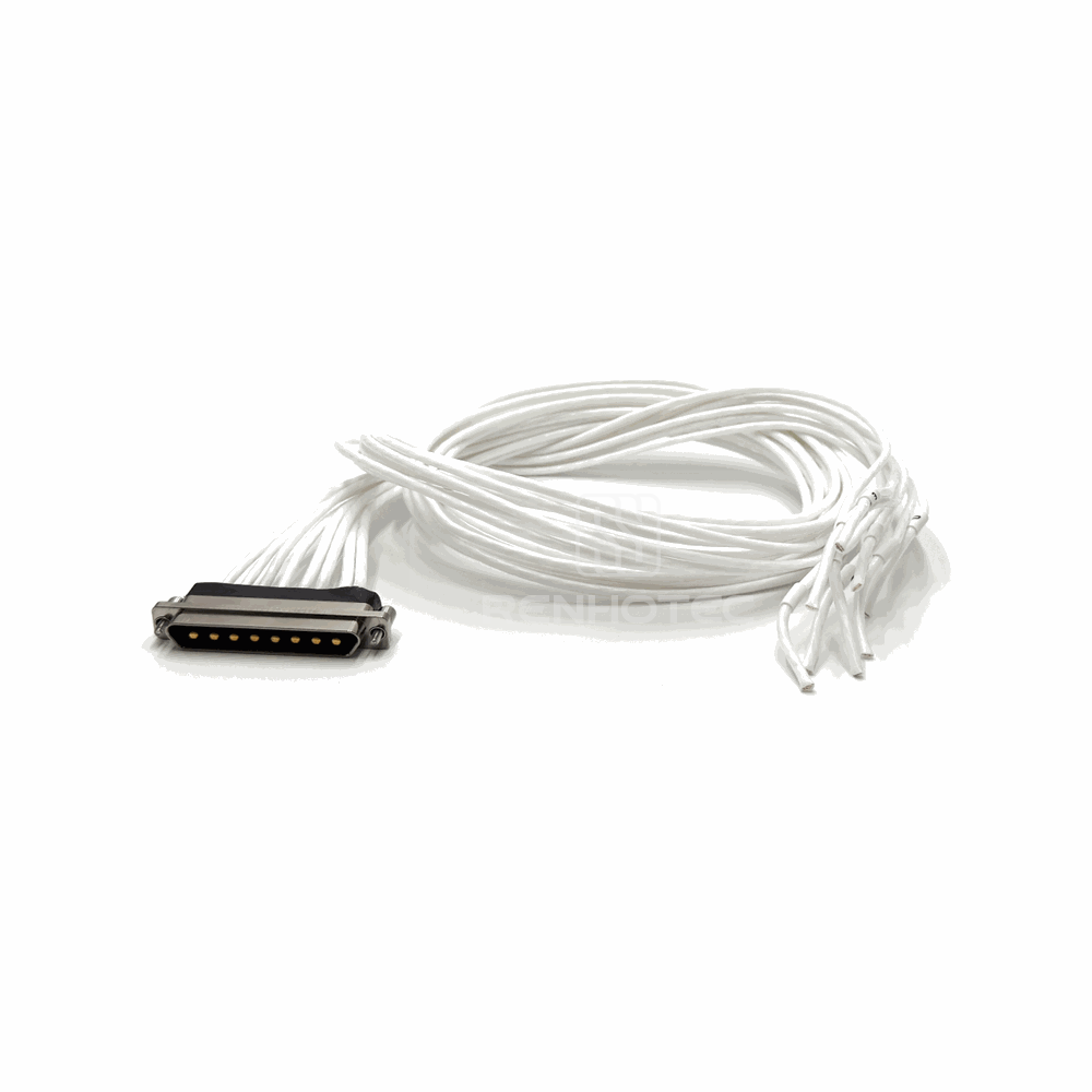J30J High-Low Current Mixed Hybrid Connector, N2 Straight PCB Mount, Socket, 2 Pin to 37+2 Pin - Image 2