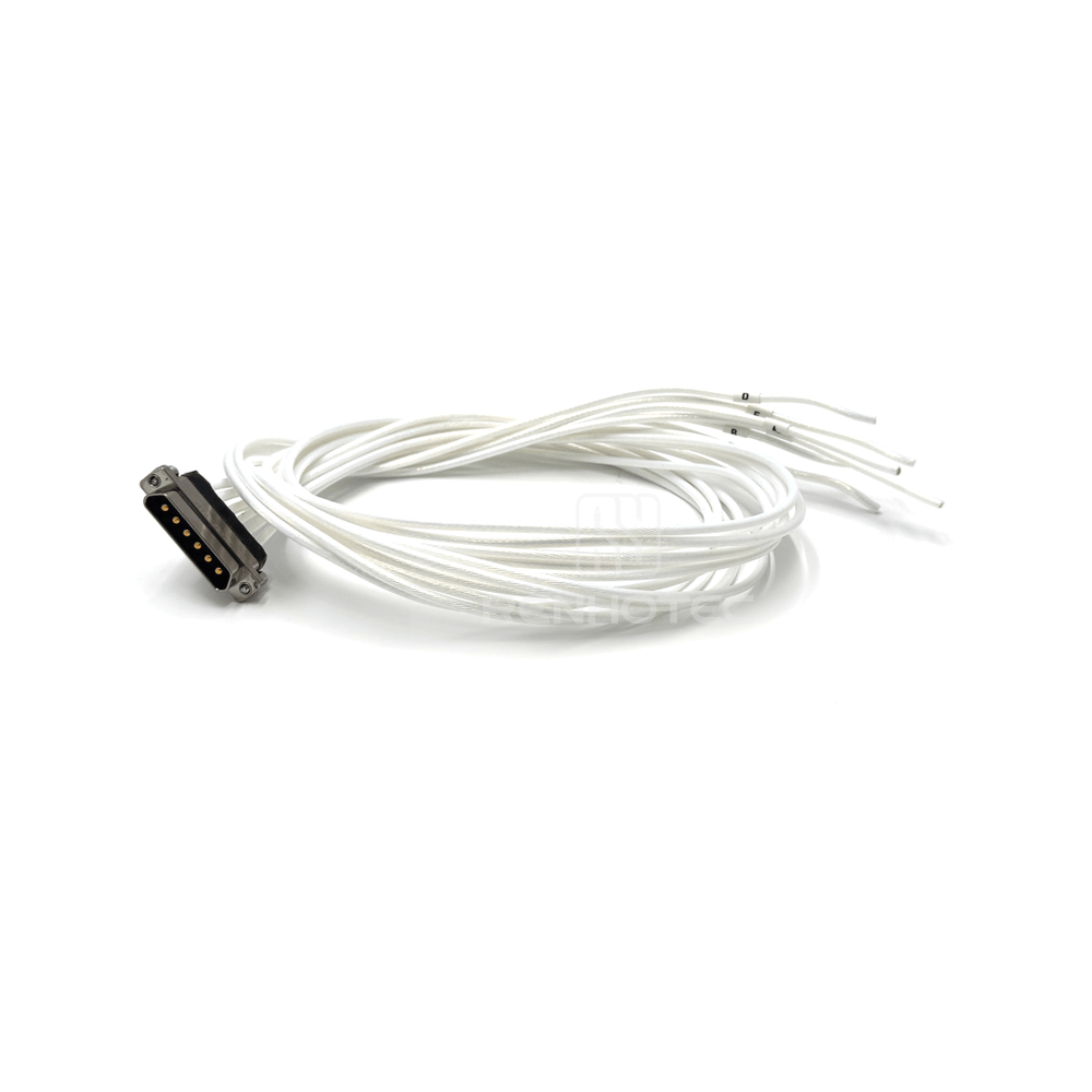 J30J High-Low Current Mixed Hybrid Connector, N3 Straight PCB Mount, Plug, 2 Pin to 37+2 Pin - Image 3