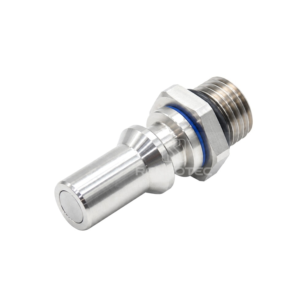 UQD04 Plug, OCP Standard Liquid Cooling Connector, Stainless Steel 316L, UN Male Thread - Image 4