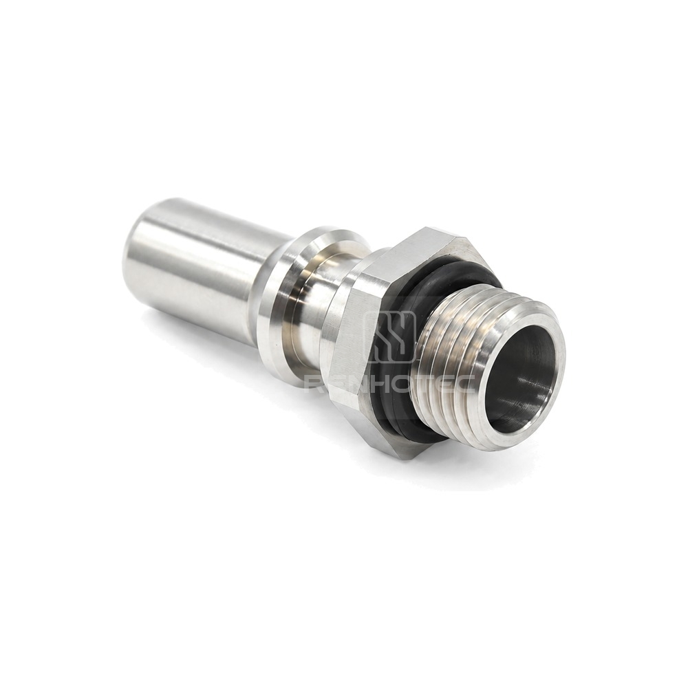 UQD04 Plug, OCP Standard Liquid Cooling Connector, Stainless Steel 316L, UN Male Thread - Image 5