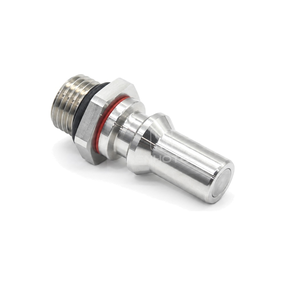 UQD06 Plug, OCP Standard Liquid Cooling Connector, Stainless Steel 316L, GB Male Thread - Image 2