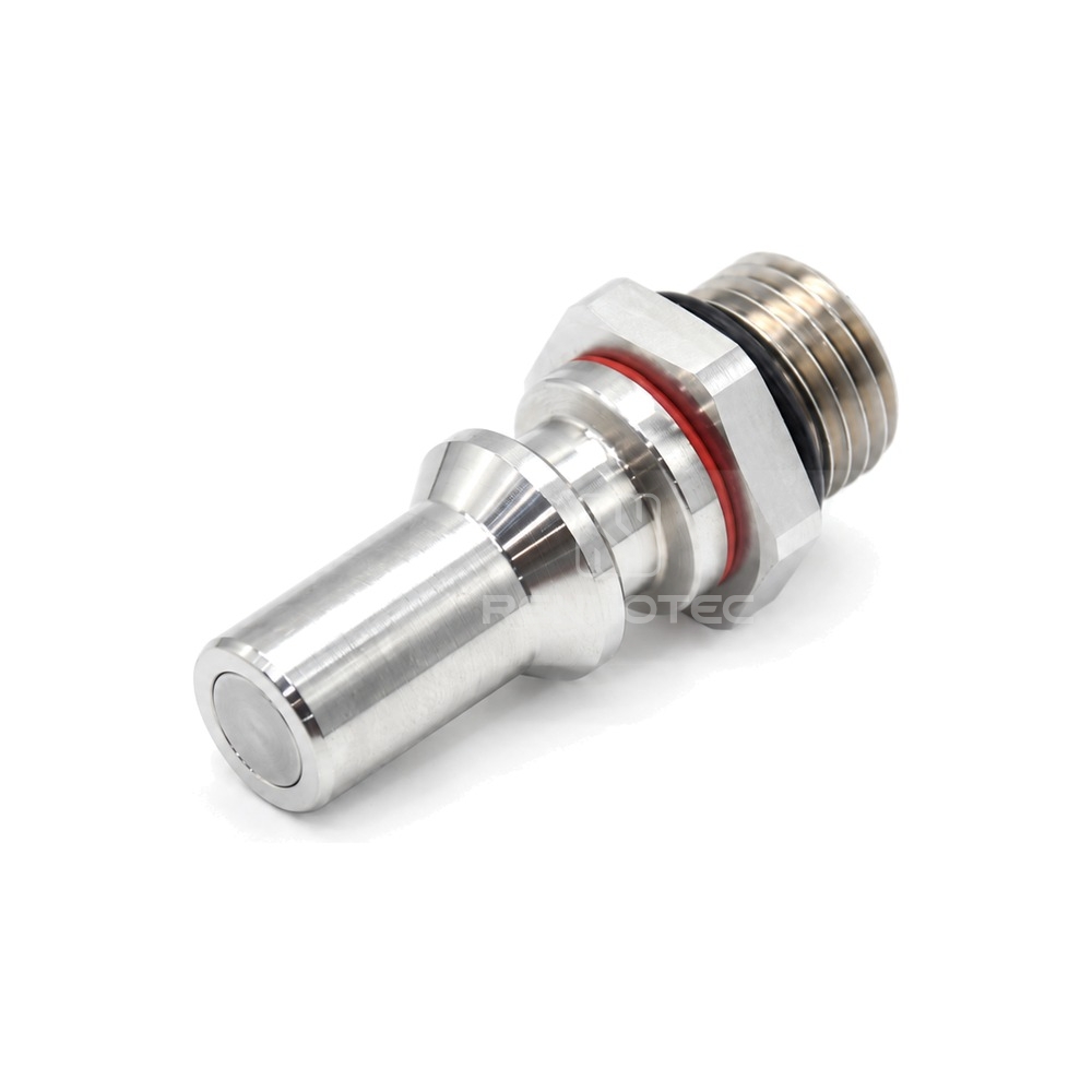 UQD06 Plug, OCP Standard Liquid Cooling Connector, Stainless Steel 316L, UN Male Thread - Image 2