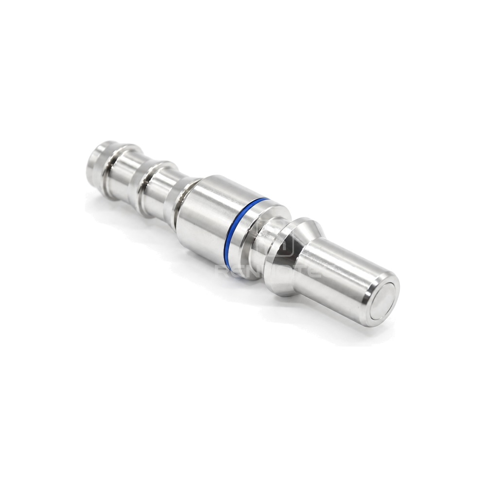 UQD06 Plug, OCP Standard Liquid Cooling Connector, Stainless Steel 316L, 1/2" Hose Barb - Image 4