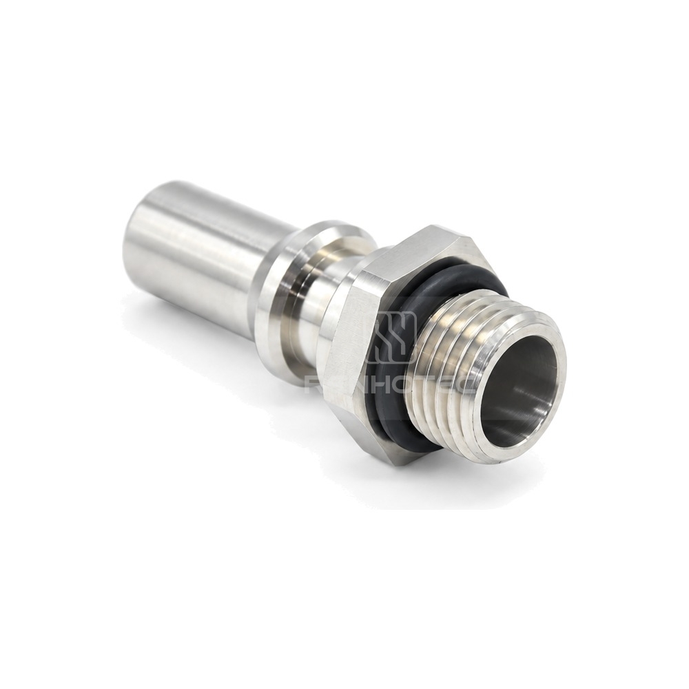 UQD08 Plug, OCP Standard Liquid Cooling Connector, Stainless Steel 316L, GB Male Thread - Image 6